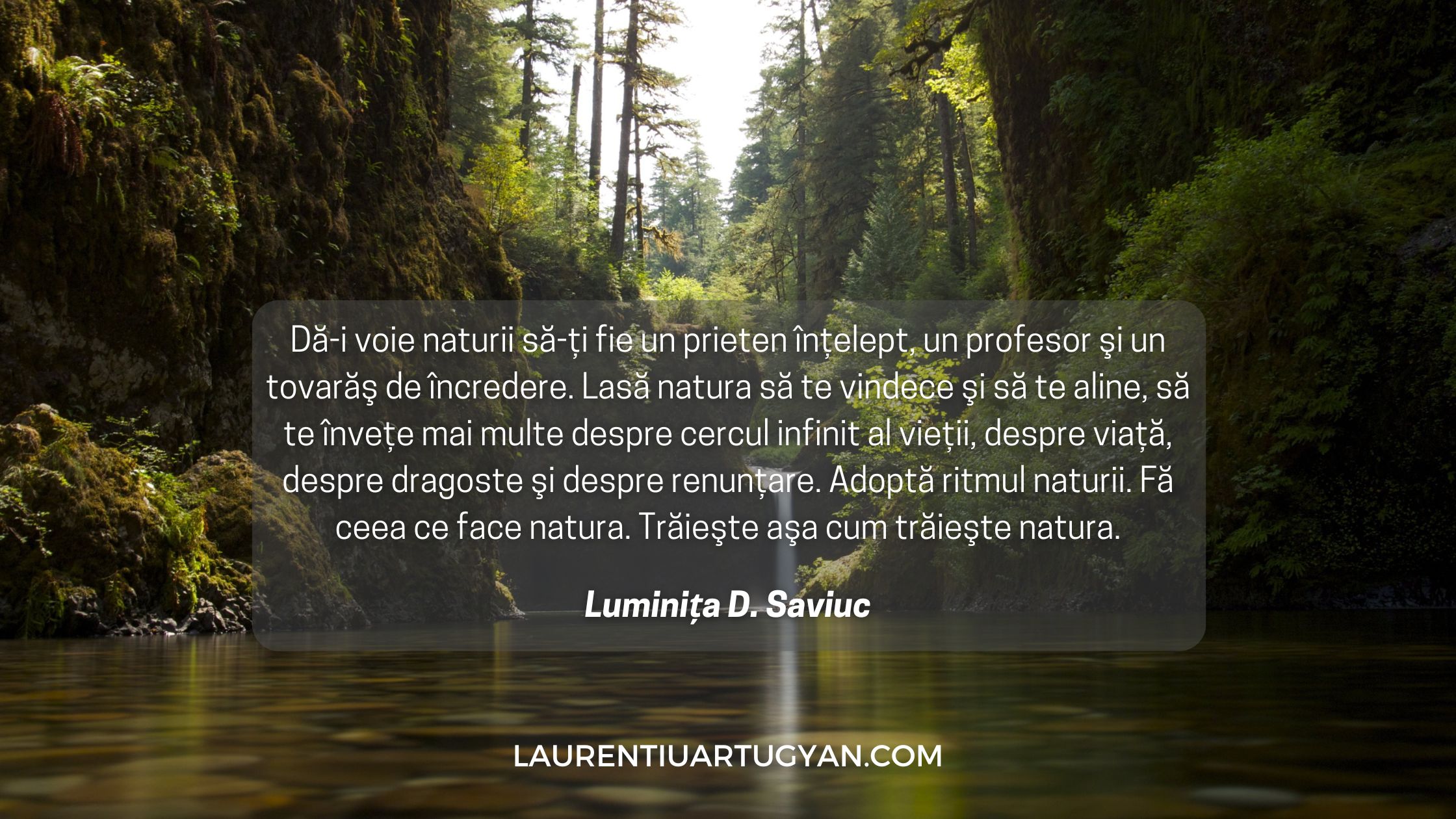 Natura – primul și cel mai bun “profesor”