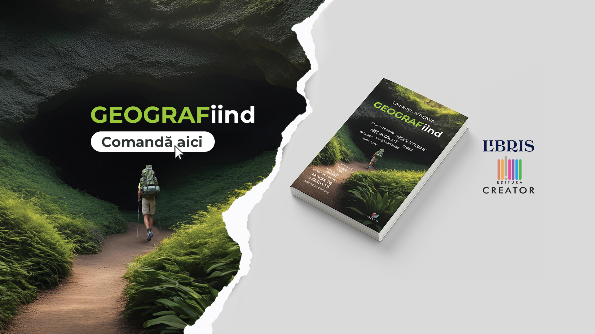 GEOGRAFiind – o carte despre renunțarea la temeri și curajul de a scrie despre lumea interioară